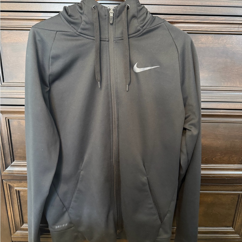 Nike Black Lightweight Dri-FIT Full-Zip Jacket